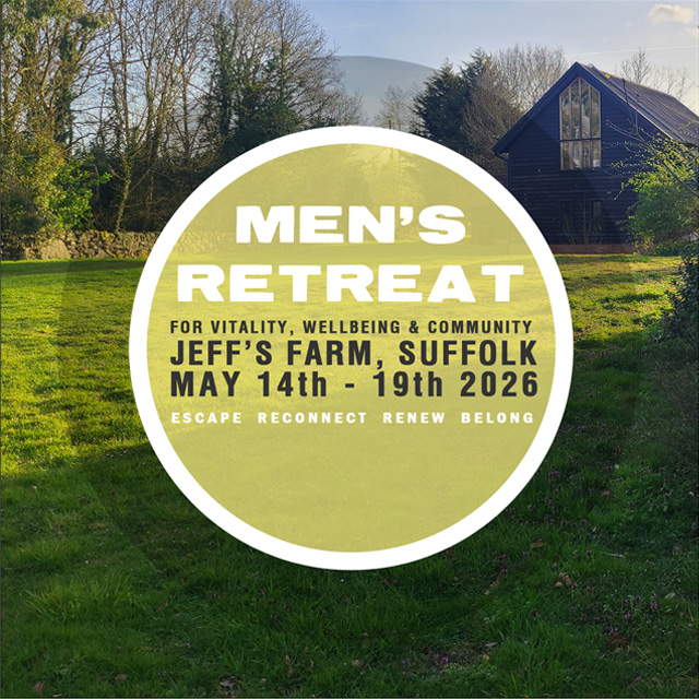 Men’s retreat at Jeff’s Farm in Suffolk, 2026